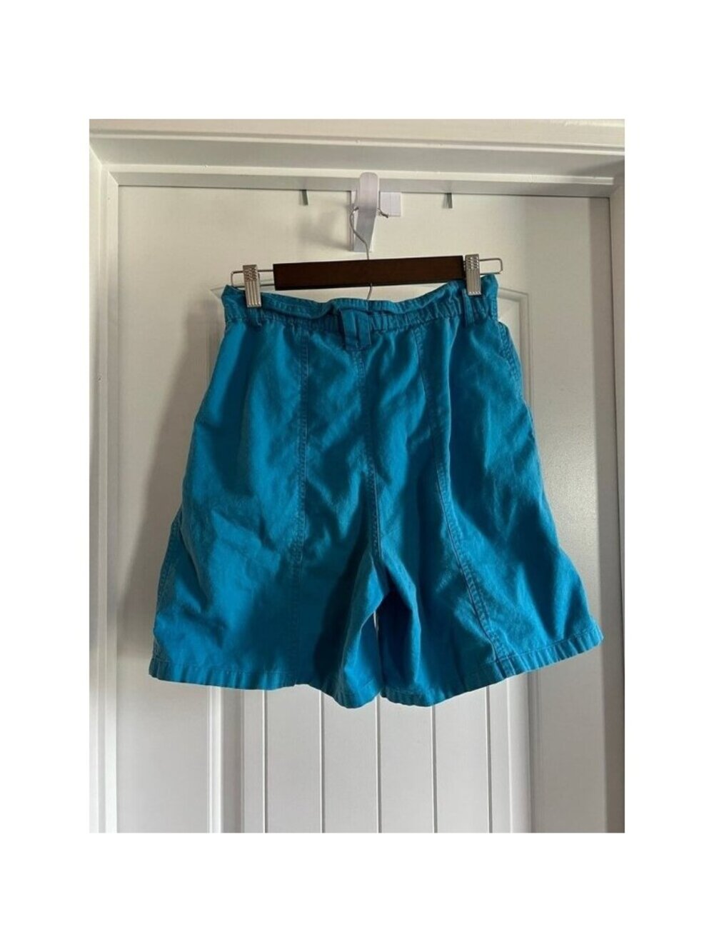 Blue Cotton Shorts - Picture 2 of 2